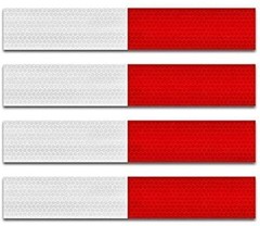 Reflective Tape ，Reflective for Trailers， 2”x12”, 20 Pack, 20 Pack