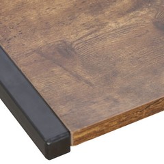 L-Shaped Corner Desk Computer Gaming Desk PC Table Writting Table Office Brown
