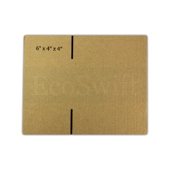35 6x4x4 EcoSwift Cardboard Packing Moving Shipping Boxes Corrugated Box Cartons