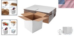 Versatile 25-Pack of 8x8x8 Shipping Boxes – Perfect for Crafting and Unboxing