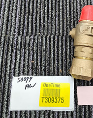 Ford 3/4 CTS NL Stop Brass Ball Valve, 5-3/8 in. Overall Length