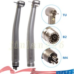 Dental High Speed Handpiece LED Air Turbine 2/4Hole E-generator Triple Spray
