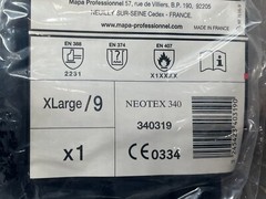 4 Pairs of MAPA Professional Neotex 340 Gloves X-Large/9 #340319