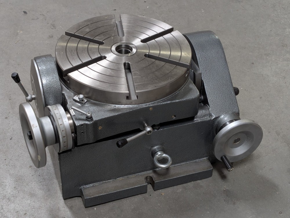 Phase II Precision Tilting Rotary Table 12″ Diameter 4MT Center Taper 222-412