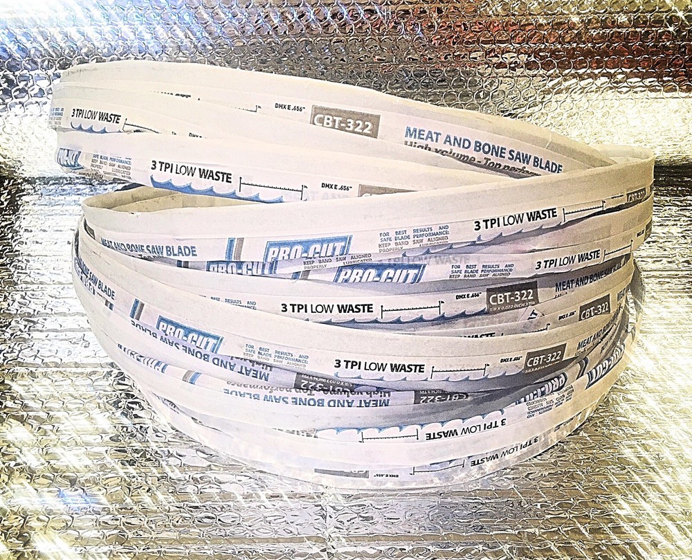 PRO-CUT MEAT SAW BLADES 322-120″ 5/8 3 TEETH PER INCH BOX OF 5 High Carbon Steel