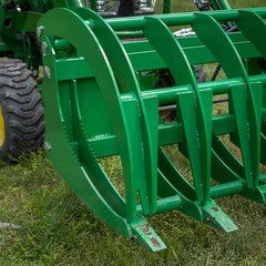 Titan Attachments 72″ HD Root Grapple Rake Attachment Fits John Deere Hook & Pin