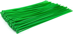 Green Garden Zip Ties 8 Inch 3.6MM 100 Pack Self Locking Nylon Cable Ties Plasti