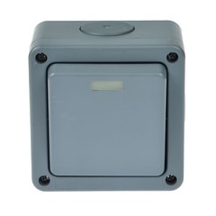 Weatherproof Outdoor 10A 2 Way Single Switch IP66 Outside Waterproof Switch New
