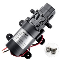 12V DC Water Transfer Pump 4.5 L/Min 1.2 GPM 80 PSI