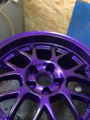 HiGloss Transparent Candy PURPLE powder coating paint, 1Lb/0.45kg