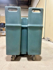 “CAMBRO CPC13134” INSULATED CHILLER BEVERAGE CARRIER CART ON CASTERS-NO COVER