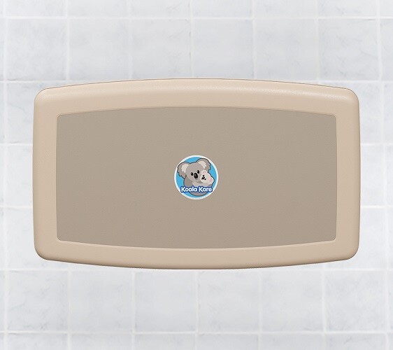 KOALA KARE® KB300-00 Baby Changing Station Beige Surface Mounted Horizontal