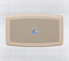 KOALA KARE® KB300-00 Baby Changing Station Beige Surface Mounted Horizontal
