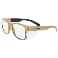 Y50 Safety Glasses for Construction | Black Frame — 2 Pairs, Clear Lens – 2.0 Bi