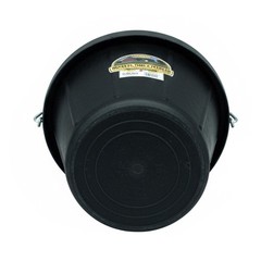 Little Giant 12-Quart Flexible All-Purpose Rubber Bucket Pail with Steel Handle