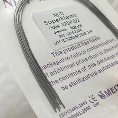 100pcs Dental Orthodontic Arch Wire Super Elastic Niti Rectangular Natural Form