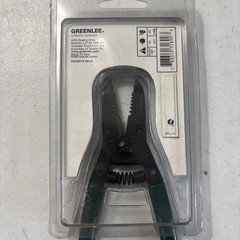 Greenlee 1917 6 In Wire Stripper Stranded: 16-26 AWG Plier nose Cut copper USA