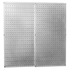 Metal Pegboard 32 in. x 32 in. Garage Storage Wall Organizer 2 Set Tool