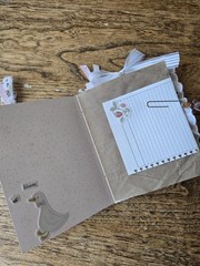 Junk Journal, Silly Goose mindfulness Gratitute 40 Embellished Pages. 4.5×5