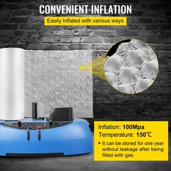 984ft x16″ Air Cushion Machine Film Small Bubble Pillow Packaging Padding 1 Roll
