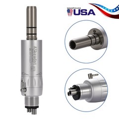 Dental Low Speed External Water Spray Contra Air Motor Handpiece 4Holes AS