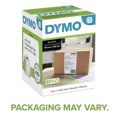 DYMO LabelWriter Shipping – Shipping Labels – Black on White – 4 in x 6 in – 220