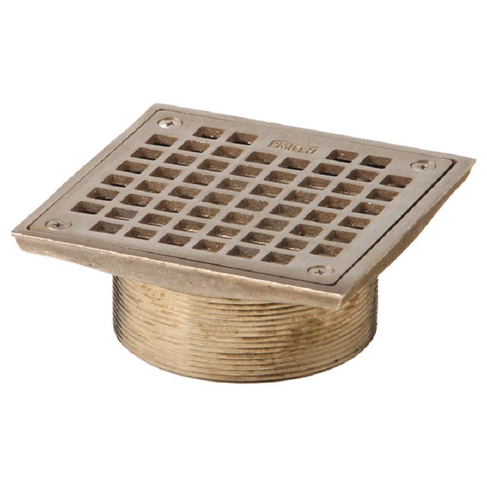 JAY R. SMITH MFG. CO B05NB Floor Drain Strainer,Square,5In 11U233