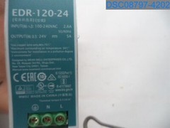 Mean Well: EDR-120-24, Power Supply, 24V, 5 Amps, Power 120 Watts