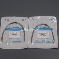 50 Pcs Dental Orthodontic Stainless Steel Round Arch Wire Upper/Lower 012-020