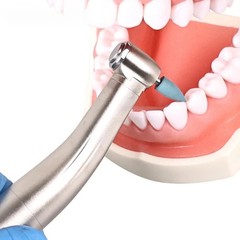 Dental Low Speed Handpiece Fiber Optic 1:1 Contra Angle Handpiece With LED Light