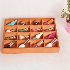 1 PCS Wooden Drawer Organizer 16 Compartments Serving Tray 13.4×10.6×2 Inch