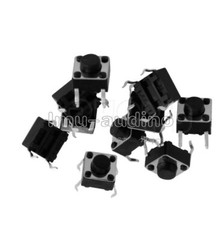 100PCS 6x6x5mm DIP Through-Hole 4pin Tactile Push Button Switch Momentary
