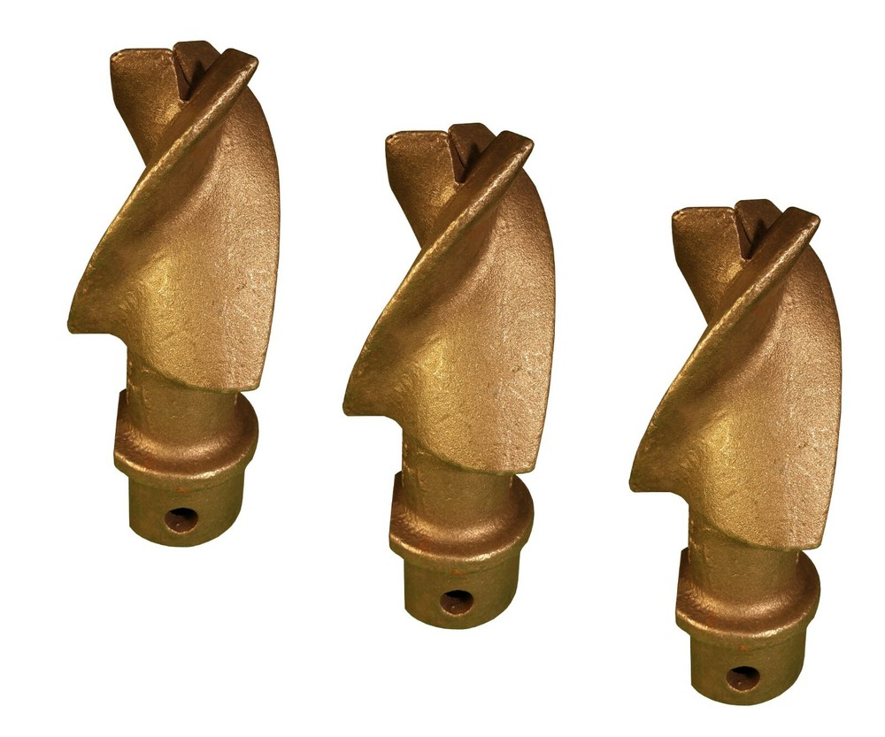 3 Pengo Tri Flow TF-350 Auger Pilot Tips, fits PTO Aggressor Augers – 135088