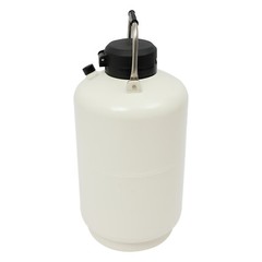 10L Liquid Nitrogen Container LN2 Nitrogen Cryogenic Container Tank 5cm Caliber