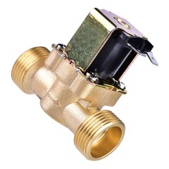 3/4 DC 24V Normally Closed Brass Electric Solenoid Magnetic Valve For Water