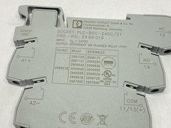 Phoenix Contact PLC-RSC- 24DC/21 Relay Module 24VDC 2966171 LOT OF 2