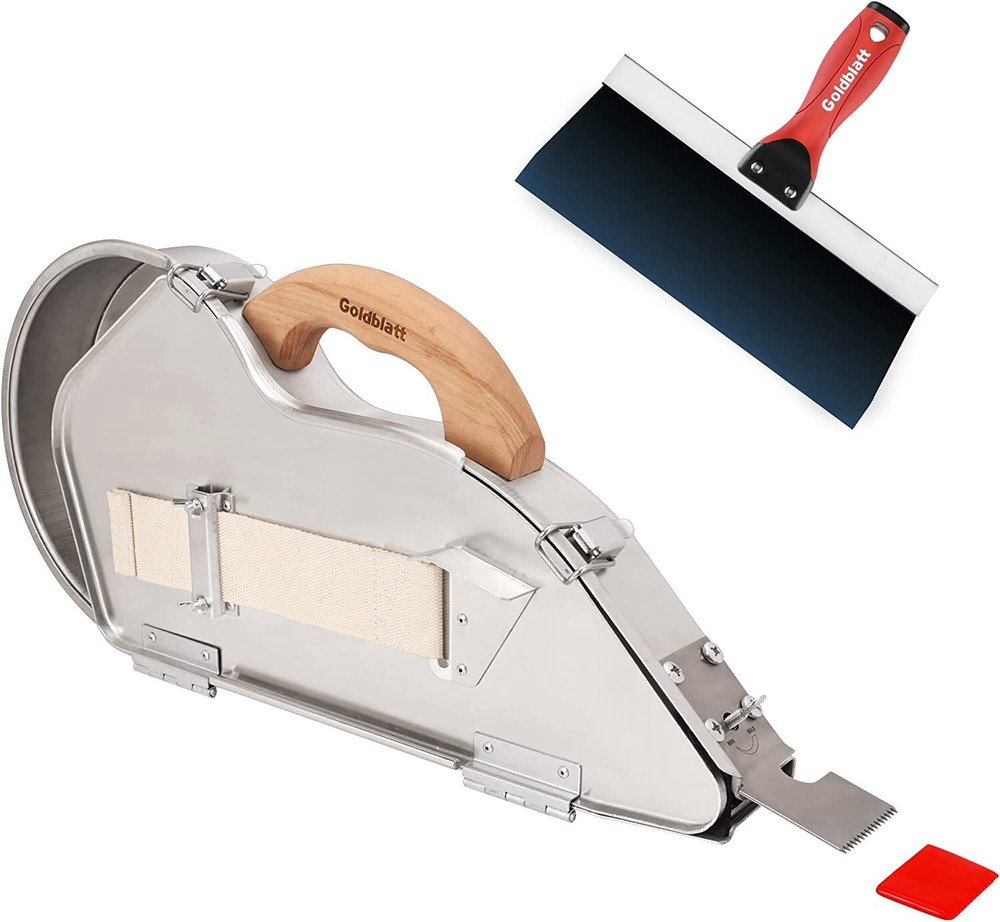 Goldblatt Banjo-Dry Tape Set Drywall Taping Tools w/10″ Blue Steel Taping Knife