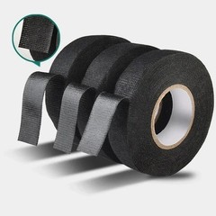 15M Heat-Resistant Flame Retardant Cloth Electrical Tape Car Wiring Loom 3-Pcs