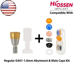 US Dental Overdenture Locator Abutment fit Hiossen Oss ET Mini/Regular Implants