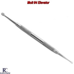Dental Molt #4 Periosteal Elevator Bone Curette Double Ended Implant Instruments