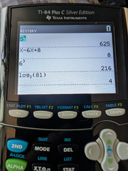 Texas Instruments TI-84 Plus C Silver Edition Graphing Calculator Black Working