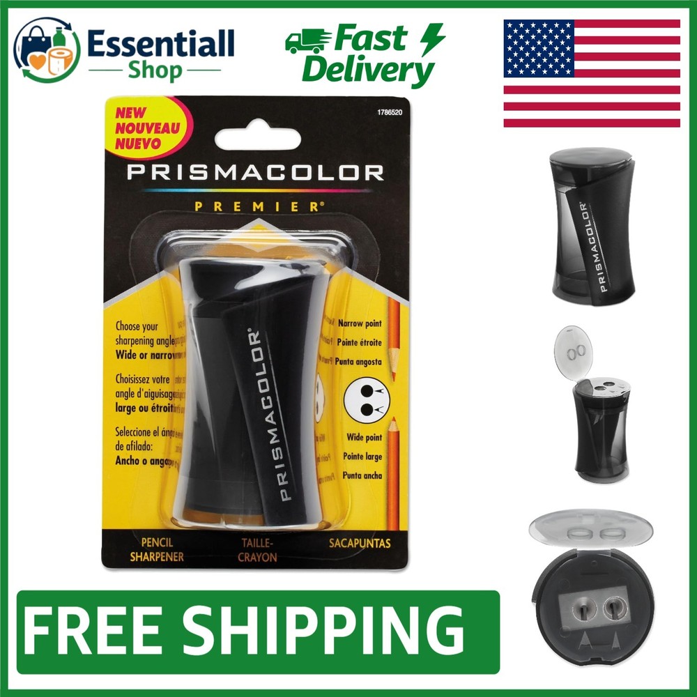 Artisan’s Choice: Premier Stainless Steel Pencil Sharpener with Translucent Body