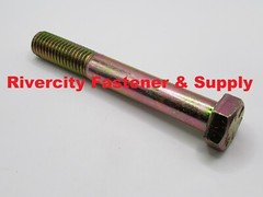 5/8-11×4-1/2 Hex Head Cap Screw 5/8×11 x 4.5 Bolts 5/8x11x4-1/2 Grade 8 ZY