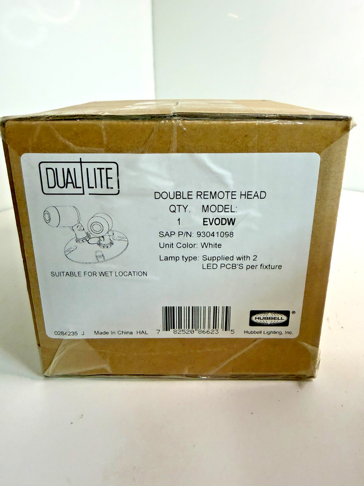 Dual-Lite HUBBELL LIGHTING – DUAL-LITE LED Lamps, EVODW