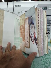 Handcrafted Pink & Green Floral Journal, Planner, Notebook, Album