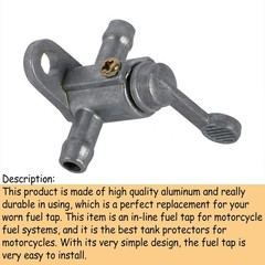 Acxico 1Pcs 5/16′ In-Line Straight Fuel Gas Shut Cut Off Valve Switch 8mm…