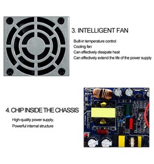 Adjustable 0-30V 10A DC Power Supply Variable Regulated Lab 4-Digits LED Display