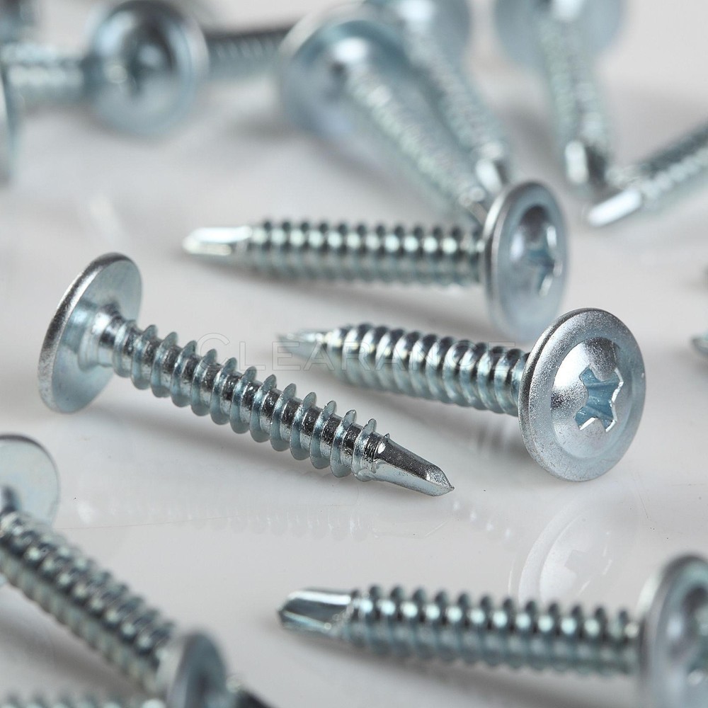 #8 x 1” Phillips Truss Head Zinc Sheet Metal Self Tapping Screw 18-8 Qty 500
