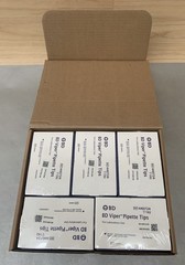 Full Case Becton Dickinson 440724 Viper Pipette Tips 30 Boxes / 5760 Total Tips