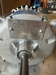 GE Commercial explosion proof Motor 5K49NN2507AX HZ 60 HP 1 RPM 3450 BX571043